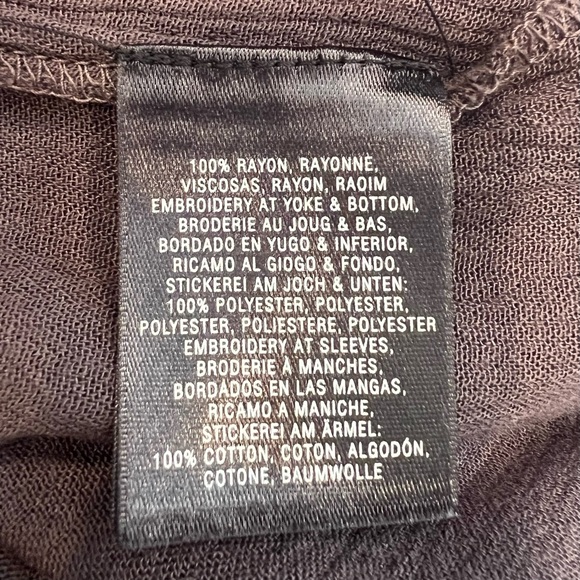 HD in Paris Nerine Embroidered Aztec boho Blouse size 6 - Picture 6 of 6